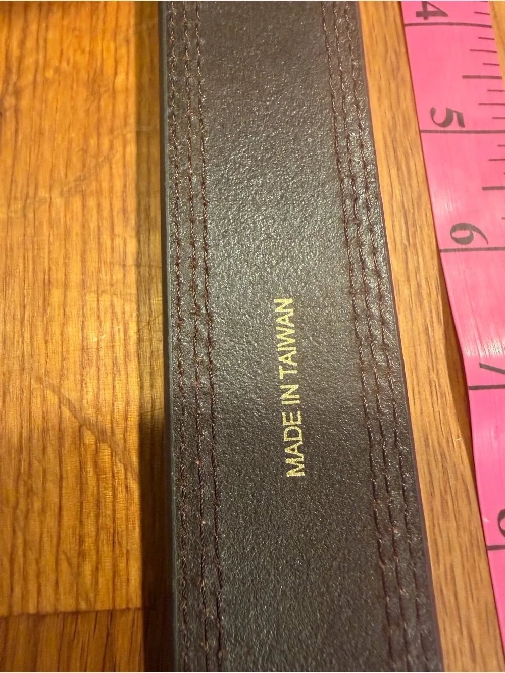 Ariat Brown Leather Belt with changeable Silver Buckle (023)